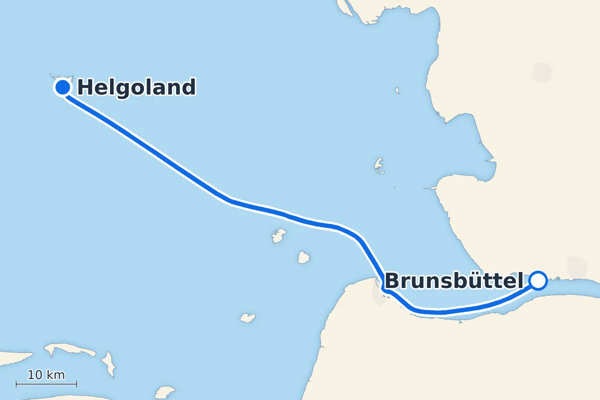 Brunsbüttel - Helgoland